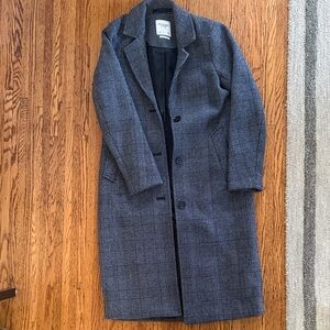 Abercrombie & Fitch Houndstooth Dad Coat